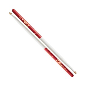 ZILDJIAN Hickory 5A Acorn White/Red Dip
