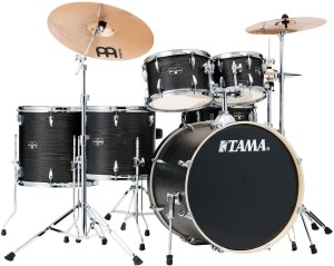 TAMA Imperialstar Rock+ FT16 Set (BOW) + Meinl HCS Bronze