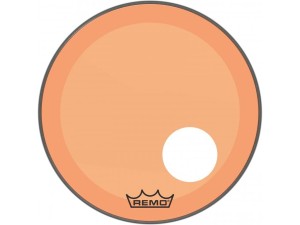 REMO Powerstroke 3 Colortone Orange 18" with Hole