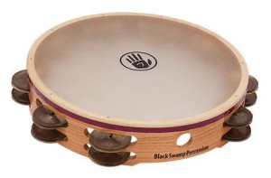 BLACK SWAMP S3TD Aged Brass Tambourine 10"