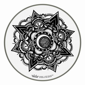 REMO ArtBEAT Emperor Clear Nocturnal Bloom A.Improta 14"