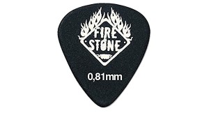Guitar Pick Fire&Stone 0,81mm Black