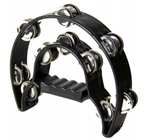 AKMUZ Double Tambourine Black