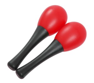 CLUB SALSA Mini Maracas Red 2 Pieces