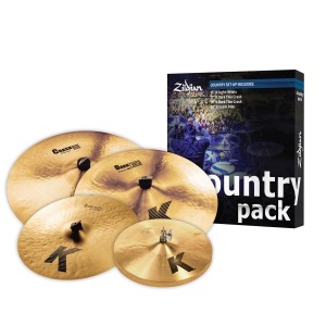 Zildjian K Country Pack Cymbal Set 15, 17, 19, 20
