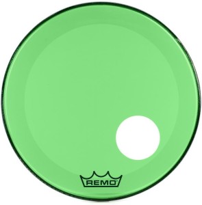 REMO Powerstroke 3 Colortone Green 22" with hole