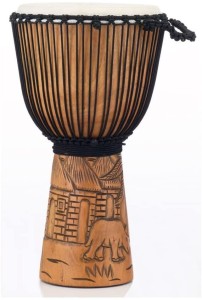 PEARL Hand Carved Mahogany Djembe 12"