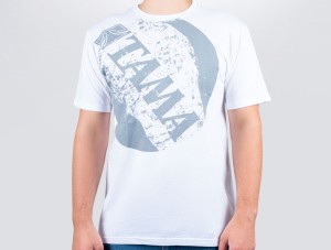 TAMA TT11CIRWH-XL Circle Tee T-Shirt (XL)