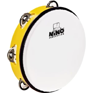 NINO 51Y Tambourine With Head 8" (Yellow)