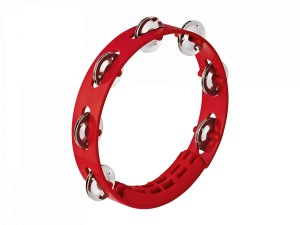 NINO 49R Compact ABS Tambourine 8" (Red)