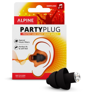 ALPINE Party Plug 2021 Earplugs (Black)