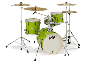 DW PDP New Yorker Shell Set (Electric Green Sparkle)