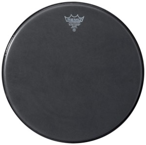 REMO Ambassador Snare Side Black Suede 14"