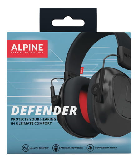 alpine słuchawki wygłuszacze defender