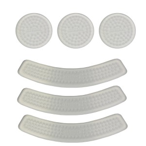 GRV G33C żelki tłumiące transparentne (3+3 sztuki)