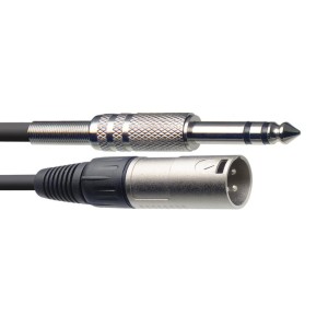 STAGG SAC3PSXM Cabel stereo jack/XLR 3m