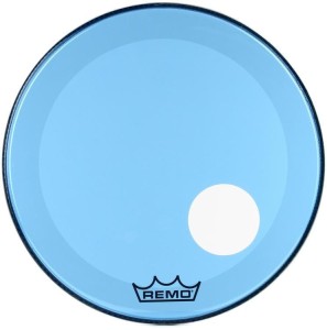 REMO Powerstroke 3 Colortone Blue 22" Hole