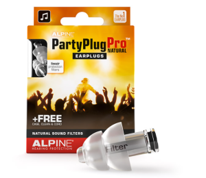 ALPINE Party Plug Pro Earplugs (Natural)