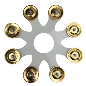 GRV THC-8B Hi-Hat Brass Tambourine (8 Jingles)