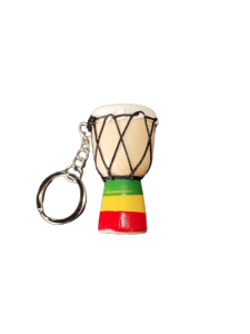 GRV Keychain Djembe with stripes