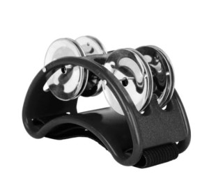 GRV TF-4BK Foot Tambourine (Black)