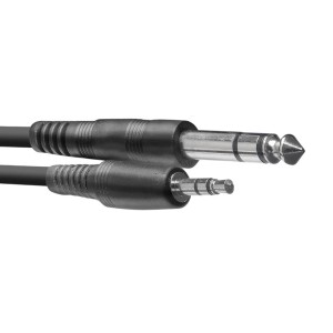 STAGG SAC3MPSPS jack 3,5mm/jack 6,3mm stereo 3m