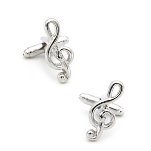 SILESIA DRUM Cufflinks clef