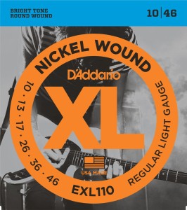 D'ADDARIO EXL110 String Set For Electric Guitar 10-46