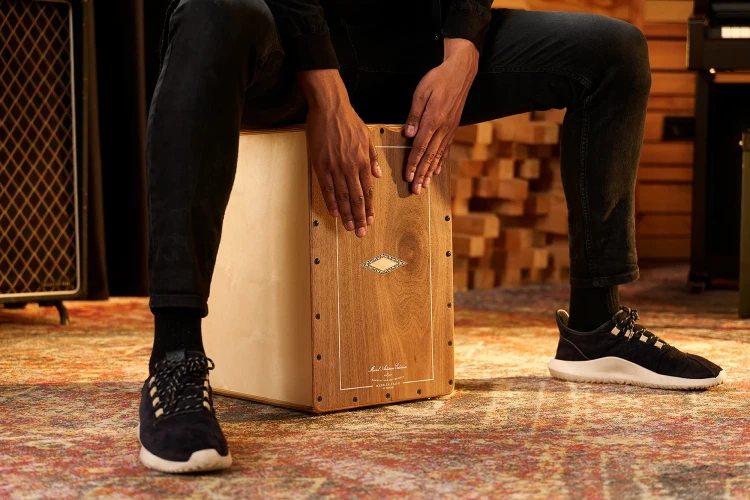 MEINL Percussion Artisan Edition Serie String Cajon Cantina Line - Walnut 11_11zon.webp