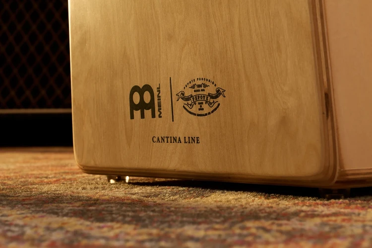 MEINL Percussion Artisan Edition Serie String Cajon Cantina Line - Walnut 8_11zon.webp