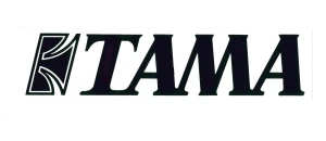 TAMA TLS70BK Logo Sticker 35mm x 150mm Black