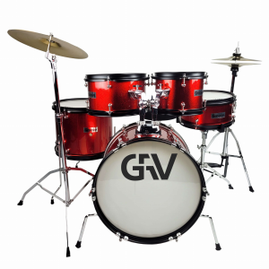 GRV Junior Drum Set for kids (Red)