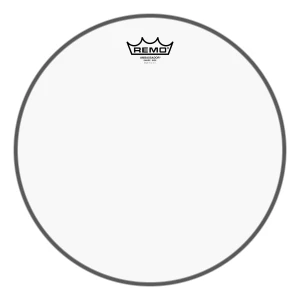 REMO Ambassador Clear Snare Side No Collar 14"