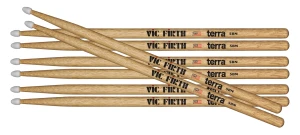 VIC FIRTH American Classic Terra 5B Nylon - zestaw 4 par
