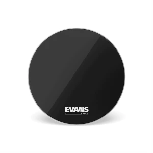EVANS MX2 Black Marching Bass Drum Head 24"