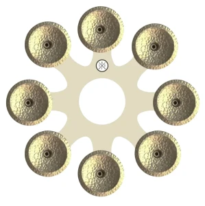 BIG FAT SNARE DRUM Octopus White Copper