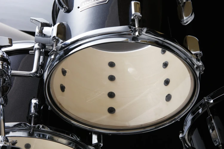 TAMA Stagestar Drum Set 5 pcs (22 BD) - Black Night Sparkle Chrome HW + MEINL Cymbals BCS Cymbal Set  2.webp