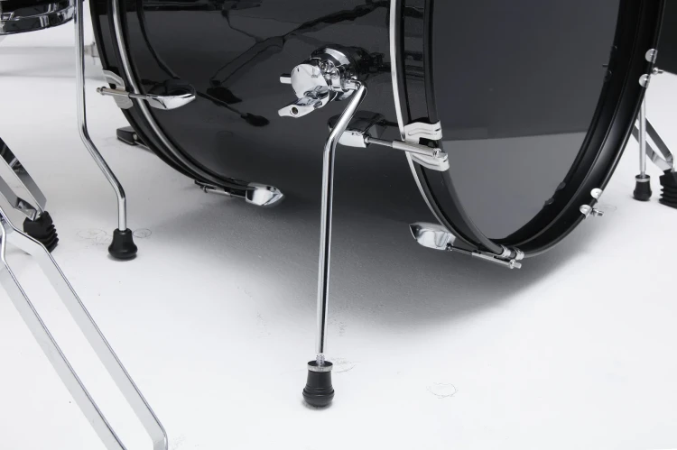 TAMA Stagestar Drum Set 5 pcs (22 BD) - Black Night Sparkle Chrome HW + MEINL Cymbals BCS Cymbal Set  3.webp