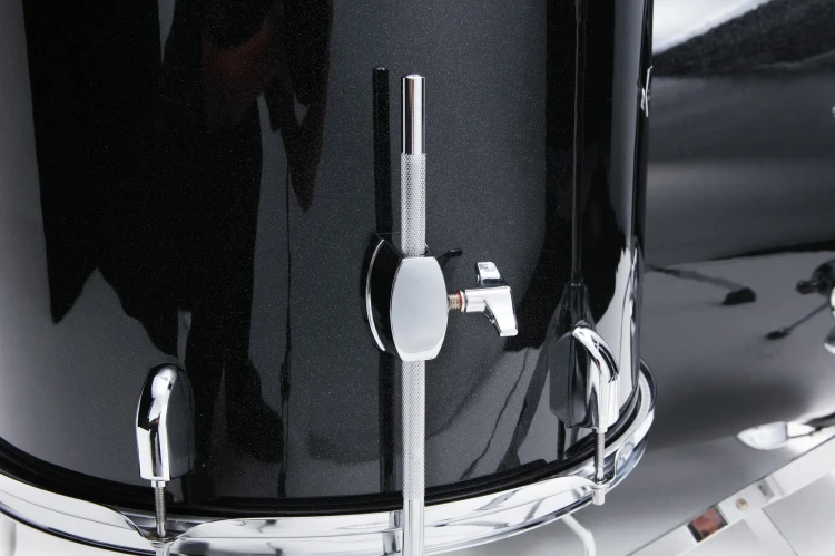 TAMA Stagestar Drum Set 5 pcs (22 BD) - Black Night Sparkle Chrome HW + MEINL Cymbals BCS Cymbal Set  4.webp
