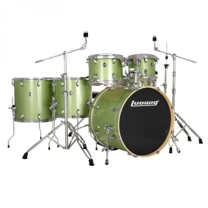 LUDWIG Evolution 22" 6-pc Set + Hardware (Mint Sparkle)