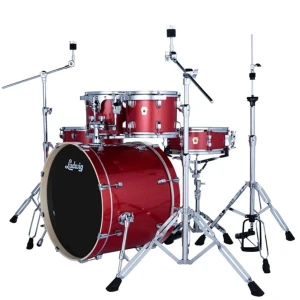 LUDWIG Evolution 20" 5-pc Set + Hardware (Crimson Sparkle)