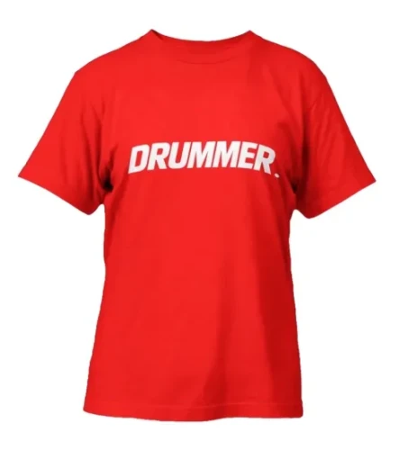 red_tshirt_for_drummer_gift_ideas