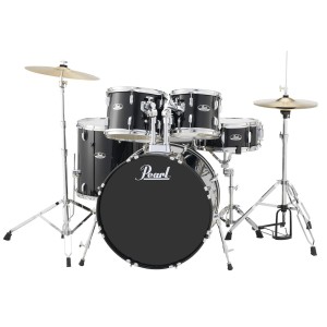 PEARL Roadshow Rock + Cymbals, Drum Throne (JB)