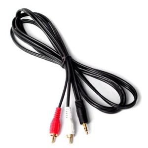 PROEL BULK540LU3 Instrumental Cable mini jack, 2x RCA 3m