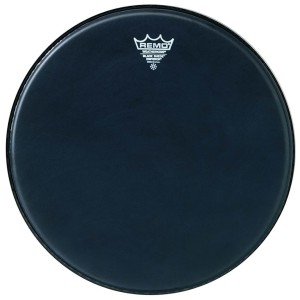 REMO Ambassador Black Suede 16"