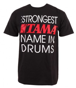 TAMA TT14BK-L Strongest Name T-Shirt (L)