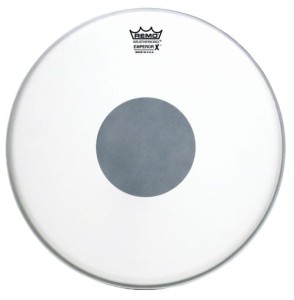 REMO Emperor X Coated Black Dot 14"