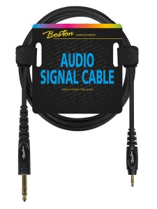 BOSTON AC-262-300 jack 3,5mm/jack 6,3mm stereo 3m