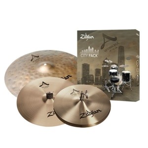 ZILDJIAN A City Pack 12 Hi-hat, 14 Crash, 18 Ride